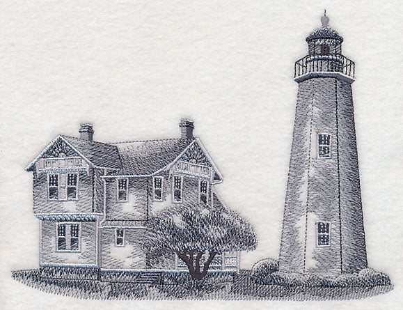 Old Point Comfort Lighthouse Sketch (Virginia)