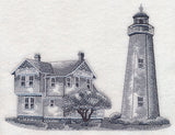 Old Point Comfort Lighthouse Sketch (Virginia)