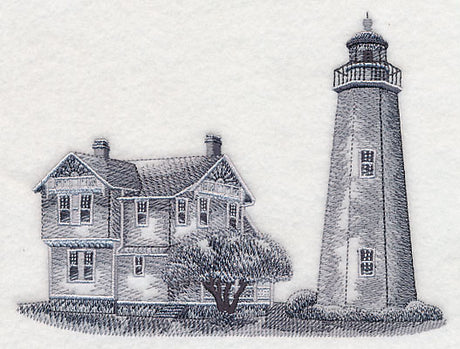 Old Point Comfort Lighthouse Sketch (Virginia)