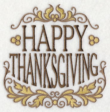 Happy Thanksgiving Elegance