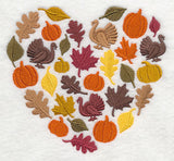 Autumn Heart Silhouette