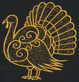 Filigree Turkey (Goldwork)
