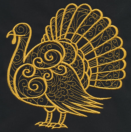Filigree Turkey (Goldwork)