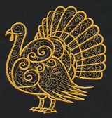 Filigree Turkey (Goldwork)