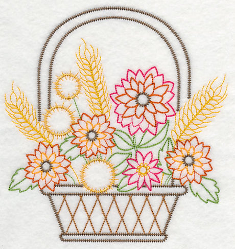 Autumn Beauty Basket (Vintage)