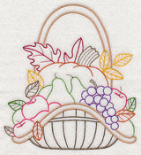 Autumn Bounty Basket (Vintage)