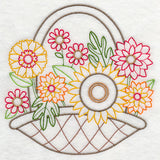 Sunny Autumn Basket (Vintage)