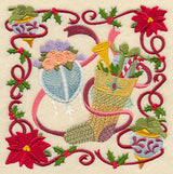Victorian Christmas Stocking Collage