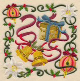 Victorian Christmas Bells Collage