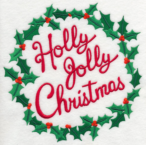 Holly Jolly Christmas Wreath