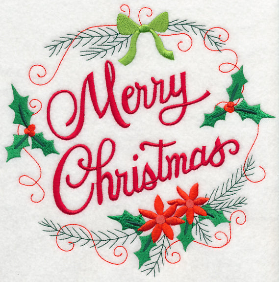 Merry Christmas Wreath
