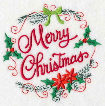Merry Christmas Wreath