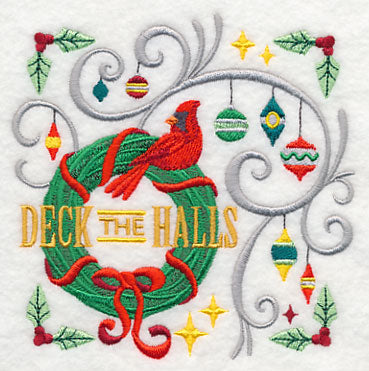 Deck the Halls Square