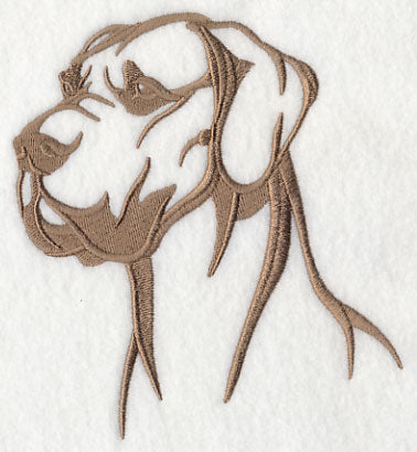 Great Dane Silhouette (Full Ears)