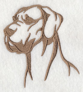 Great Dane Silhouette (Full Ears)