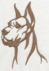 Great Dane Silhouette (Cropped Ears)