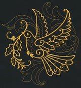 Filigree Dove (Goldwork)