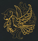 Filigree Dove (Goldwork)