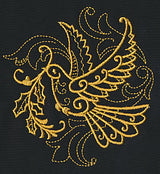 Filigree Dove (Goldwork)