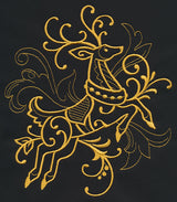 Filigree Reindeer (Goldwork)