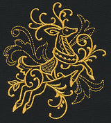 Filigree Reindeer (Goldwork)