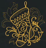 Filigree Stocking (Goldwork)