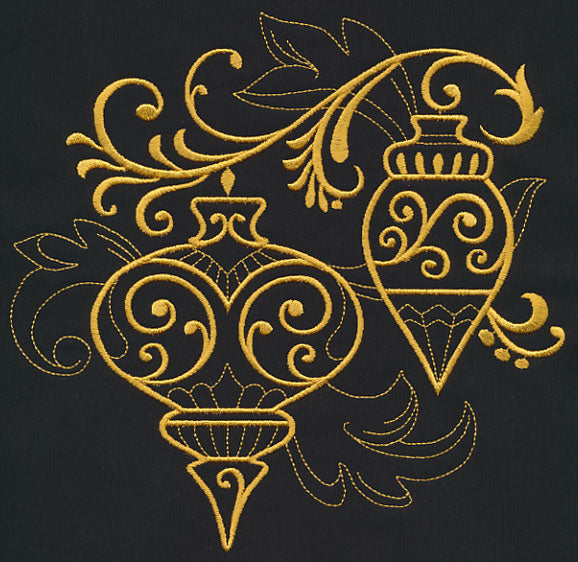 Filigree Ornaments (Goldwork)