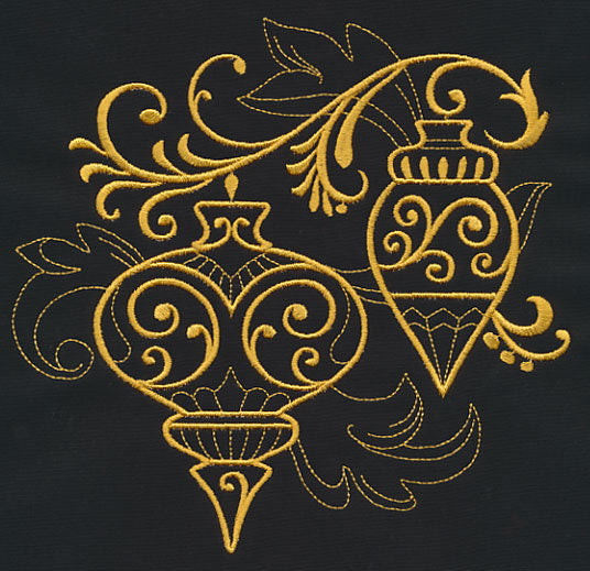Filigree Ornaments (Goldwork)