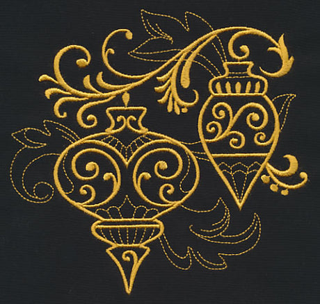Filigree Ornaments (Goldwork)
