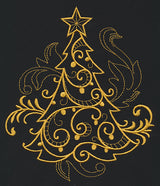 Filigree Christmas Tree (Goldwork)
