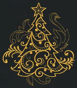 Filigree Christmas Tree (Goldwork)