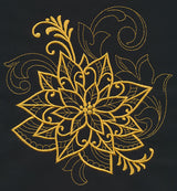 Filigree Poinsettia (Goldwork)