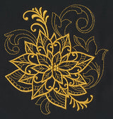 Filigree Poinsettia (Goldwork)