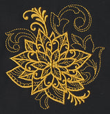 Filigree Poinsettia (Goldwork)