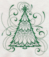 Inky Christmas Tree