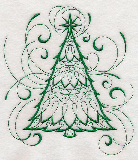 Inky Christmas Tree