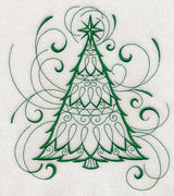 Inky Christmas Tree