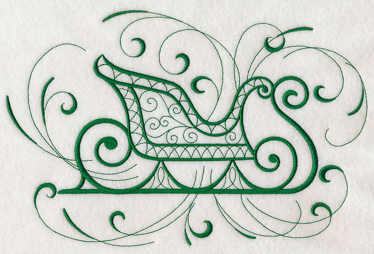 Inky Christmas Sleigh