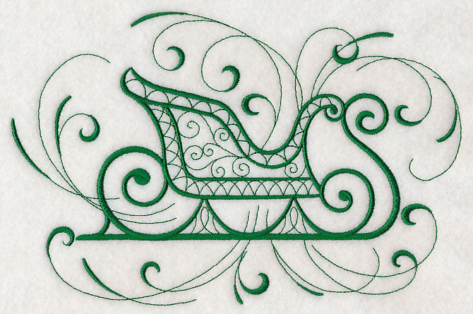 Inky Christmas Sleigh