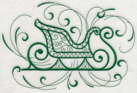 Inky Christmas Sleigh