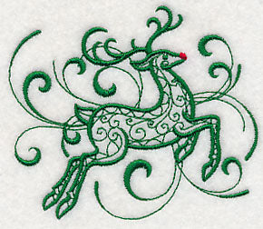 Inky Christmas Reindeer