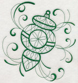 Inky Christmas Ornament 2