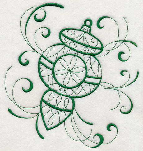 Inky Christmas Ornament 2