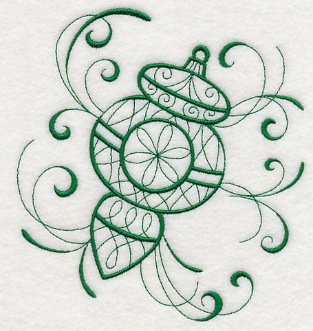 Inky Christmas Ornament 2