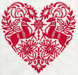 Scandinavian Christmas Heart