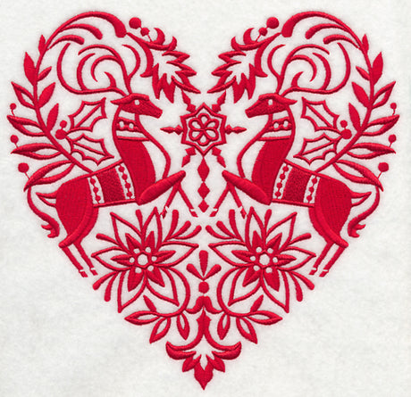 Scandinavian Christmas Heart