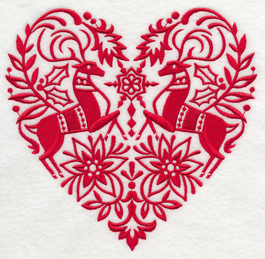 Scandinavian Christmas Heart