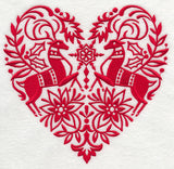 Scandinavian Christmas Heart