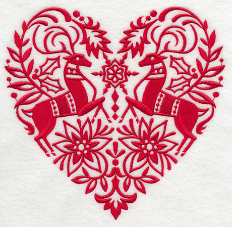Scandinavian Christmas Heart