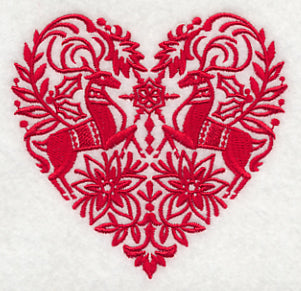 Scandinavian Christmas Heart